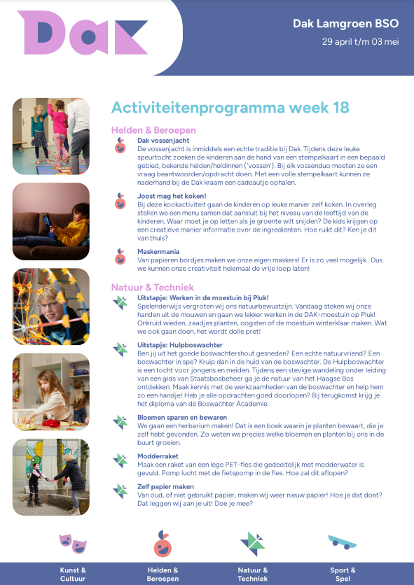 Daar is over nagedacht!