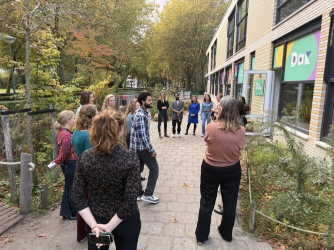 werkbezoek ministeries OCW en SZW bij Dak Ametist